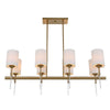 Uttermost Awyr 8 Light Linear Chandelier UT-21388