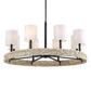 Uttermost Faiyam 8 Light Rattan Chandelier