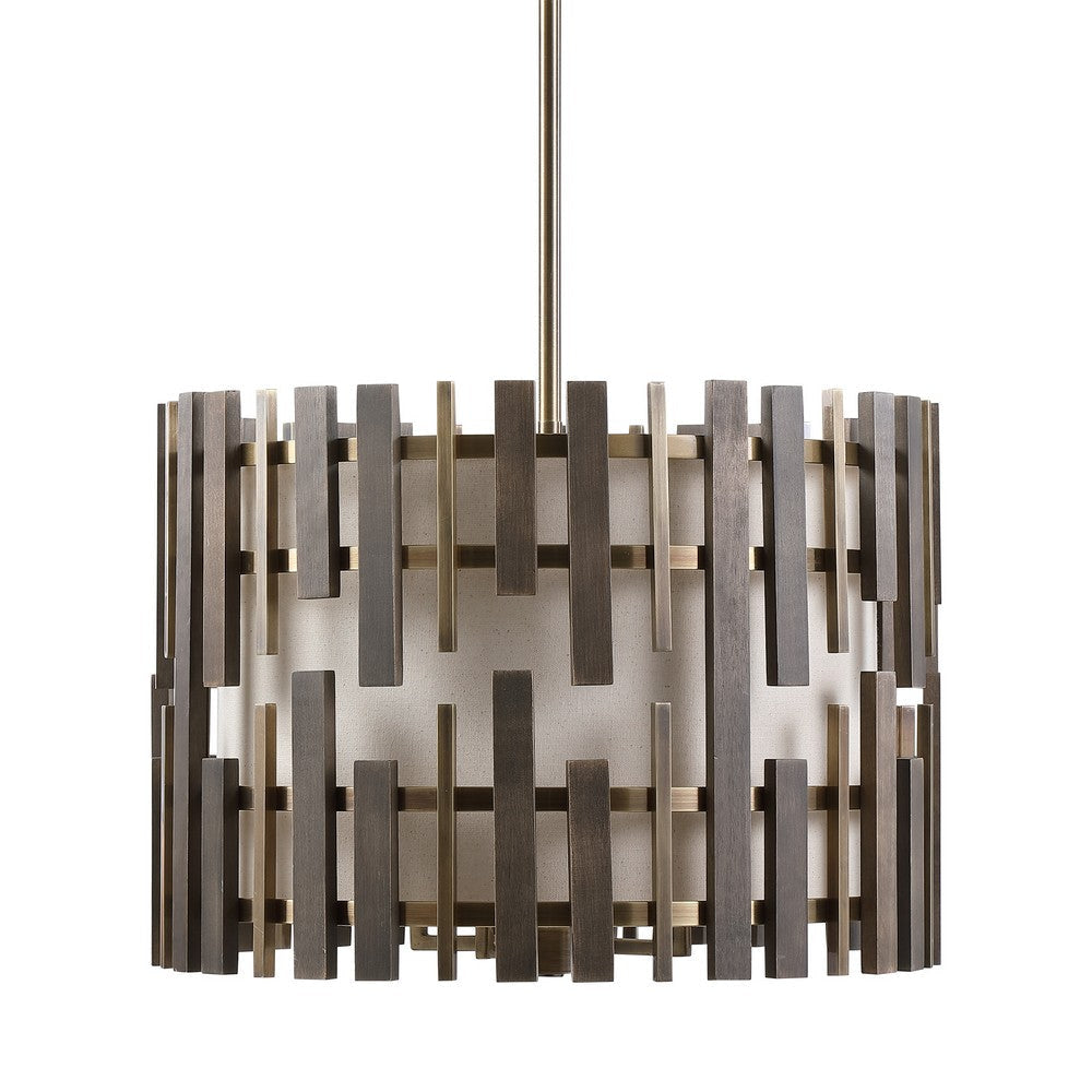 Uttermost Myers 4 Light Drum Pendant By Casagear Home UT-21517