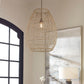 Uttermost Cross Weave 1 Light Pendant By Casagear Home UT-21535