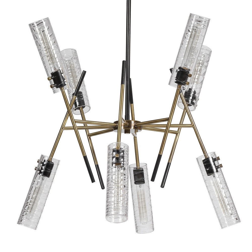 Uttermost Telesto 8 Light Linear Pendant By Casagear Home UT-21538