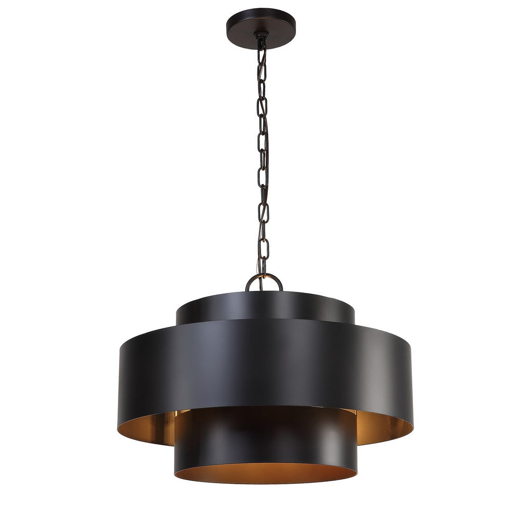 Uttermost Youngstown Dark Bronze 4 Light Pendant By Casagear Home UT-21585