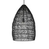 Uttermost Nandi 1 Light Woven Black Pendant By Casagear Home UT-21588