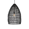 Uttermost Nandi 1 Light Woven Black Pendant By Casagear Home