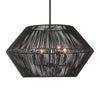 Uttermost Suva 4 Light Black Rope Pendant By Casagear Home