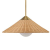 Uttermost Phuvinh 1 Light Rattan Shade Pendant By Casagear Home UT-21590