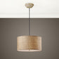 Uttermost Dafina 3 Light Burlap Drum Pendant By Casagear Home UT-21933