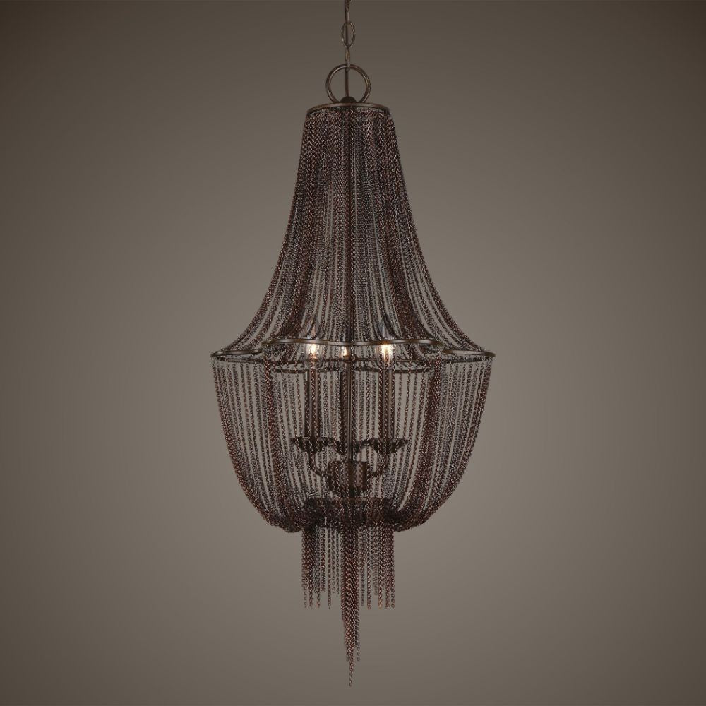 Uttermost Lezzeno 3 Chandelier By Casagear Home UT-21998