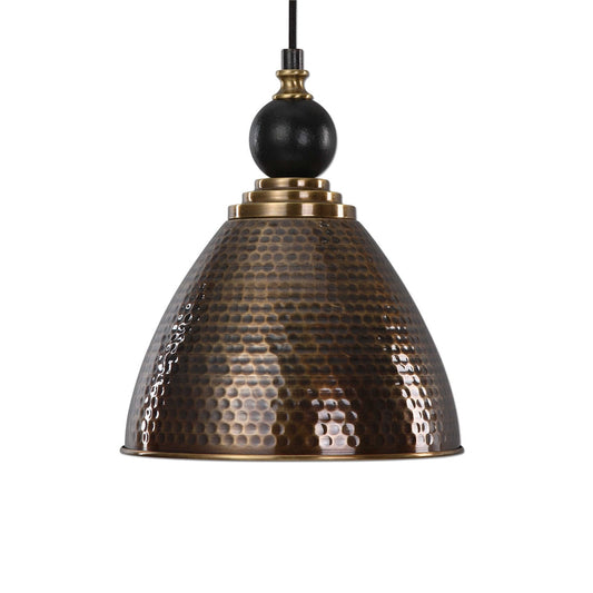 Uttermost Adastra 1 Light Antique Brass Pendant By Casagear Home