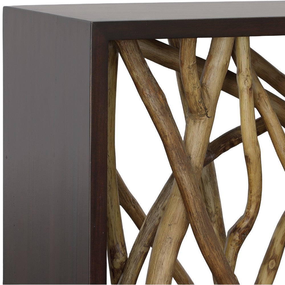 Uttermost Teak Maze Console Table By Casagear Home UT-22901