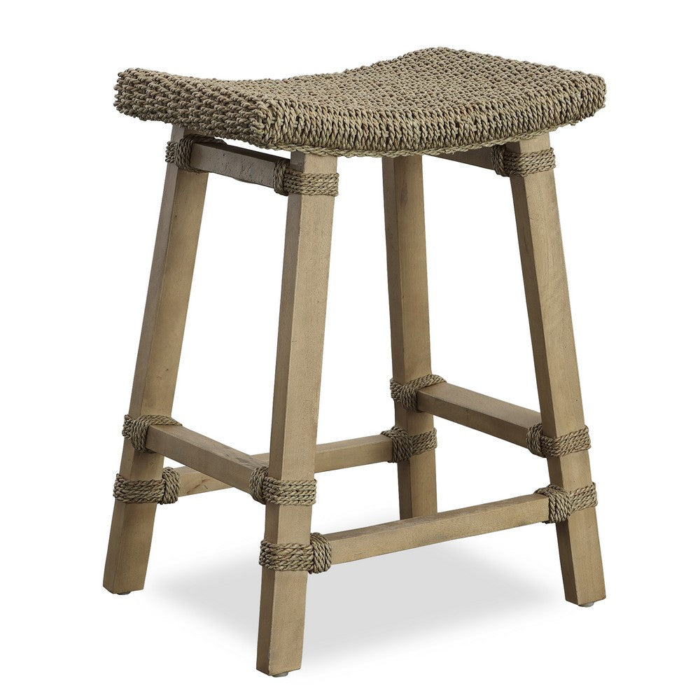 Uttermost Everglade Sea Grass Counter Stool By Casagear Home UT-22903