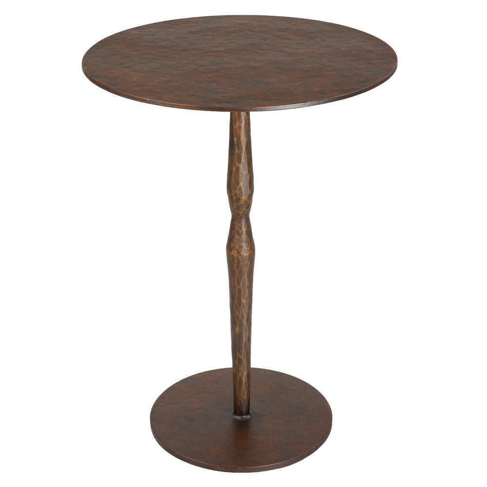 Uttermost Industria Copper Bronze Accent Table By Casagear Home