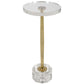 Uttermost Groove Crystal Drink Table By Casagear Home