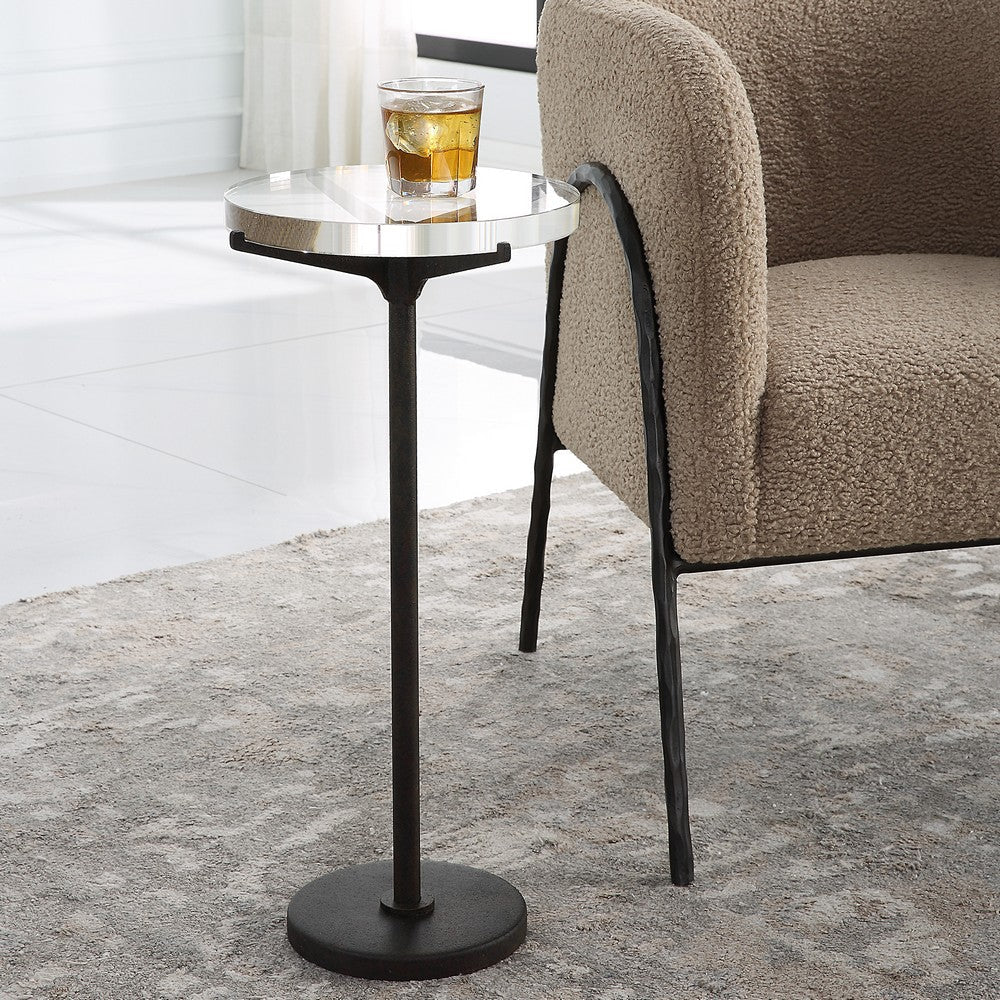 Uttermost Forge Industrial Accent Table By Casagear Home UT-22915