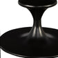 Uttermost Flight Textured Black Accent Table By Casagear Home UT-22921