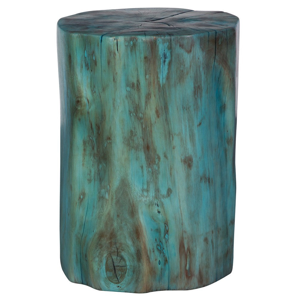 Uttermost Habitat Blue Accent Stool By Casagear Home UT-22948