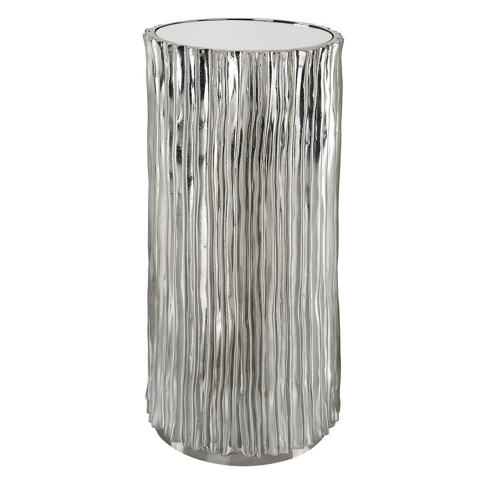 Uttermost Echo Modern Nickel Drink Table By Casagear Home