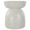 Uttermost Inhale Cast White Accent Table By Casagear Home