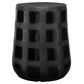 Uttermost Patchwork Gridded Black Garden Stool By Casagear Home UT-22987