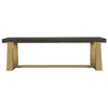 Uttermost Voyage Brass And Wood Bench By Casagear Home