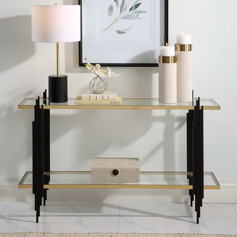 Uttermost Empire Cityscape Console Table By Casagear Home UT-22992