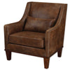 Uttermost Clay Leather Armchair By Casagear Home