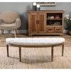 Uttermost Leggett Tufted White Bench By Casagear Home UT-23196