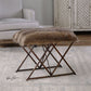 Uttermost Brannen Plush Small Bench By Casagear Home UT-23277