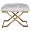 Uttermost Farran Fur Small Bench By Casagear Home