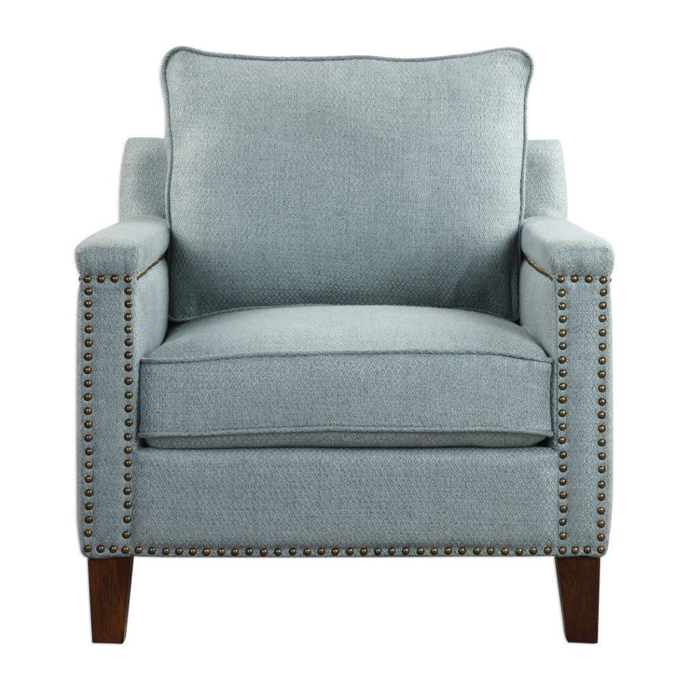 Uttermost Charlotta Sea Mist Accent Chair By Casagear Home