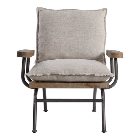 Uttermost Declan Industrial Accent Chair By Casagear Home