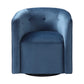 Uttermost Mallorie Blue Swivel Chair By Casagear Home