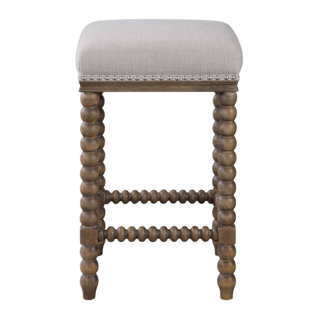 Uttermost Pryce Wooden Counter Stool By Casagear Home