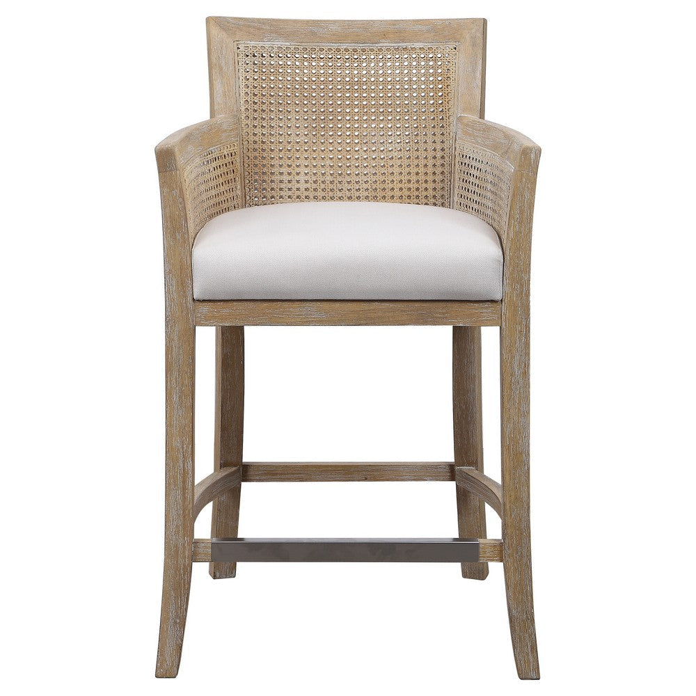 Uttermost Encore Counter Stool, Natural By Casagear Home