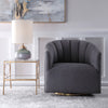 Uttermost Cuthbert Modern Swivel Chair By Casagear Home