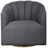 Uttermost Cuthbert Modern Swivel Chair By Casagear Home