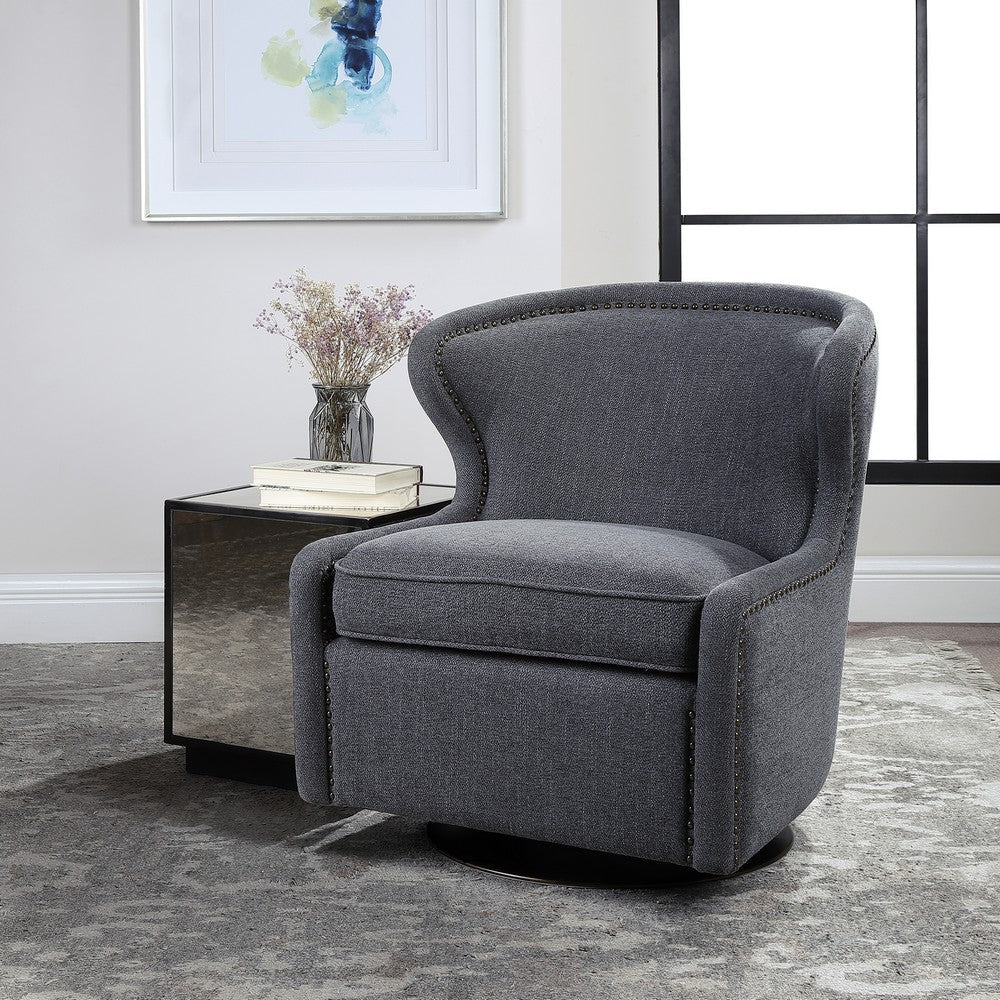 Uttermost Biscay Swivel Chair By Casagear Home UT-23560