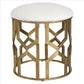 Uttermost Trellis Geometric Accent Stool By Casagear Home UT-23579