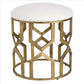 Uttermost Trellis Geometric Accent Stool By Casagear Home