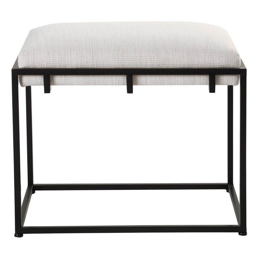 Uttermost Paradox White Small Bench By Casagear Home