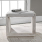 Uttermost Cabana White Small Bench By Casagear Home UT-23581