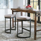 Uttermost Ivanna Black Iron Counter Stool By Casagear Home UT-23591