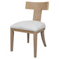 Uttermost Idris Armless Chair Natural By Casagear Home