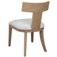 Uttermost Idris Armless Chair Natural By Casagear Home UT-23595