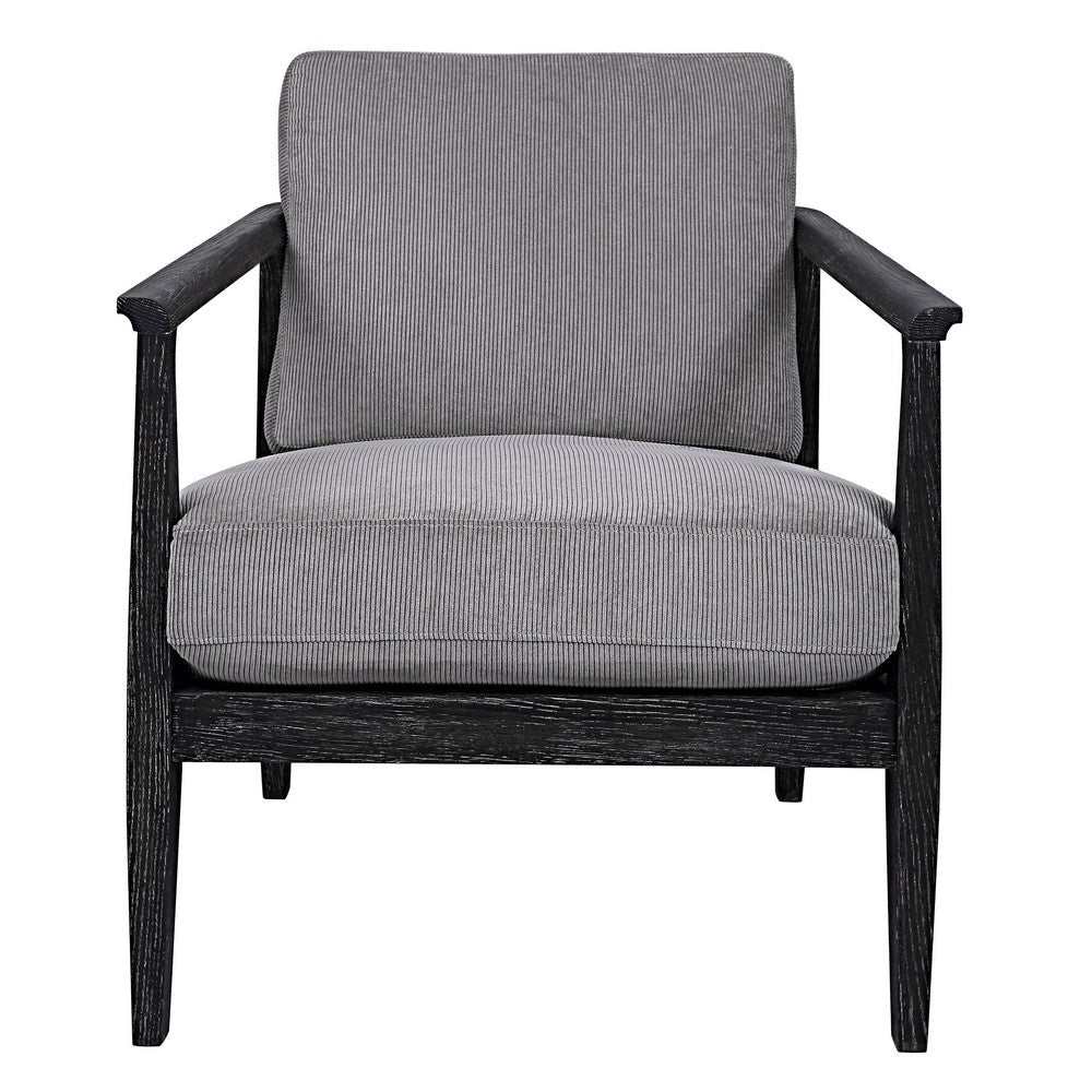 Uttermost Brunei Modern Gray Accent Chair By Casagear Home