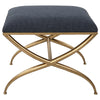 Uttermost Crossing Small Navy Bench By Casagear Home