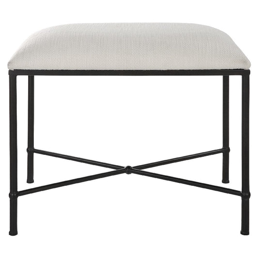 Uttermost Avenham Small Black Framed Bench By Casagear Home