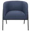 Uttermost Jacobsen Denim Barrel Chair By Casagear Home