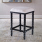 Uttermost Pryce Black Backless Counter Stool By Casagear Home UT-23684