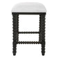 Uttermost Pryce Black Backless Counter Stool By Casagear Home UT-23684